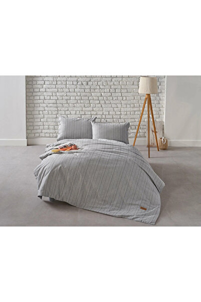 Doqu Home Пофарбована ниткою постільна білизна Mabel для односпального ліжка ...