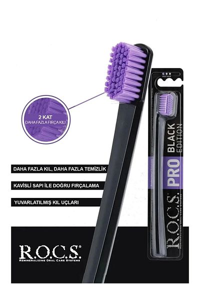 R.O.C.S. Rocs Pro 5940 Ultra Soft Black Toothbrush