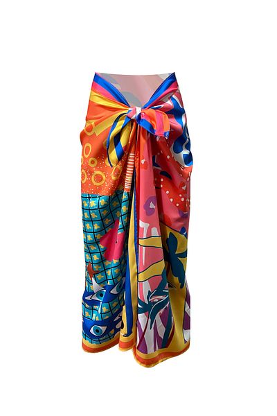 Bolder Elena Barcelona 145*100 Satin Pareo
