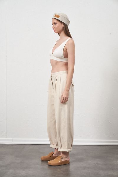 Kuaybe Gider Pantaloni Ecru Natura 4118