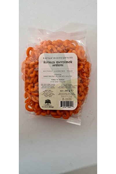 Kaptan`ın Ceviz Çiftliği Glütensiz ve Vegan Yerli Kırmızı Mercimek Curvi Riga...