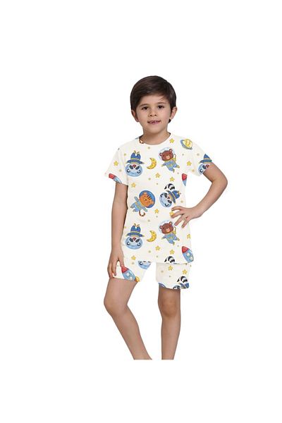 ALPİDS Set de pijamale cu pantaloni scurți din bumbac
