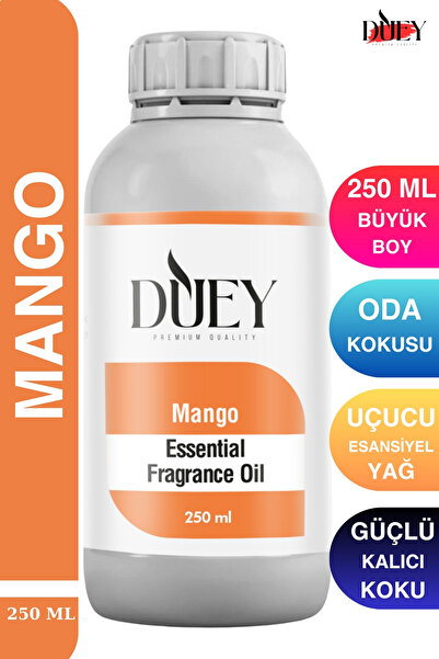 DUEY Mango Uçucu Yağ 250 Ml Mum Esansı, Oda Kokusu, Hava Nemlendiricisi, Çama...