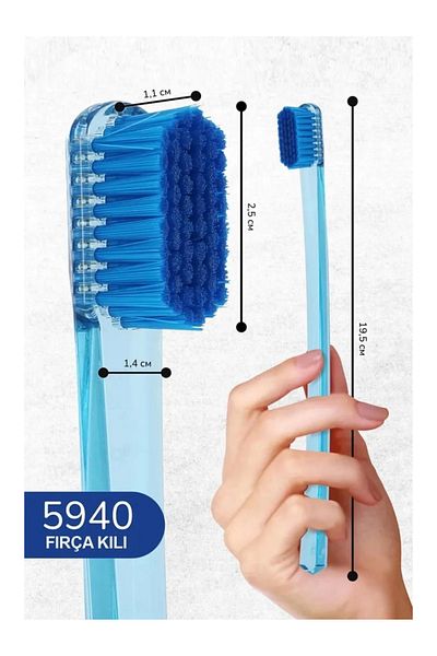 R.O.C.S. Rocs Pro 5940 Ultra Soft Toothbrush Blue-Blue