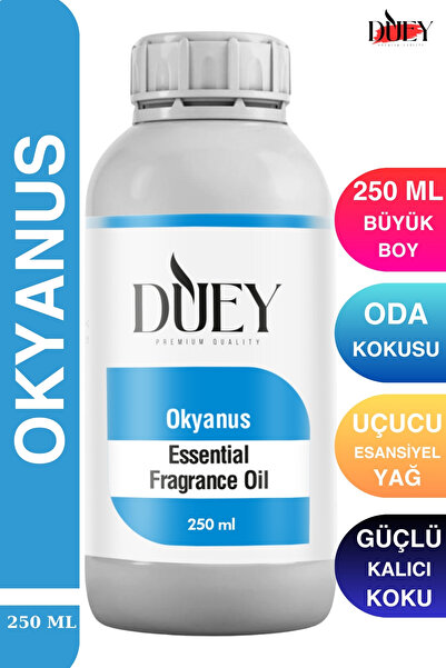 DUEY Okyanus Uçucu Yağ 250 Ml Mum Esansı, Oda Kokusu, Hava Nemlendiricisi, Ça...