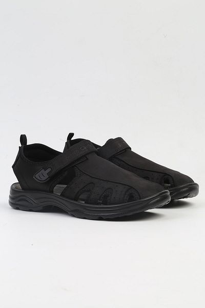 Pierre Cardin ® |    PC-7169- 2105 Μαύρα-Ανδρικά Σανδάλια