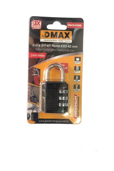 DMAX 40 MM Extra Combination Padlock