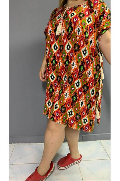 Ekinoks TURUNCU PLAJ ELBİSESİ (STANDART)