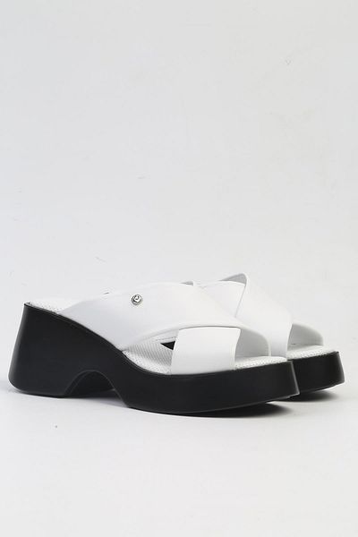 Pierre Cardin ® |   Pc-7192- 3968 White-Women's Platform Slippers