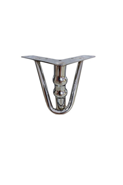 BafArt Metal Mobilya Ayağı Omega Model 10 Cm Krom 4 Adet