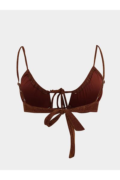 LC Waikiki Γυναικείο μπικίνι με λεπτομέρεια Lurex Lacing
