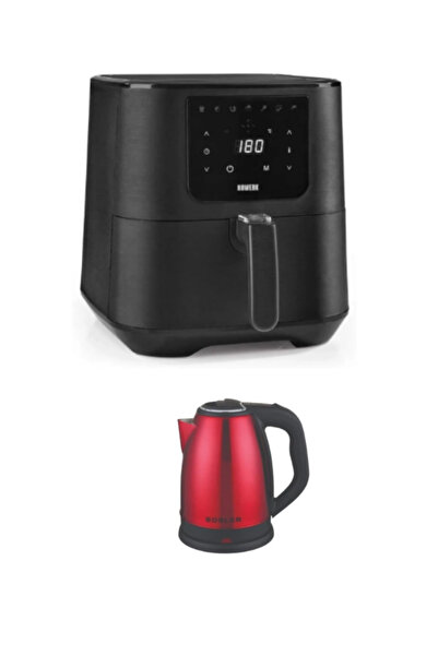 N8WERK Leggno AirFryer Sıcak Hava Fritözü - Dijital Ekran 7 Program 5.5 L. 18...