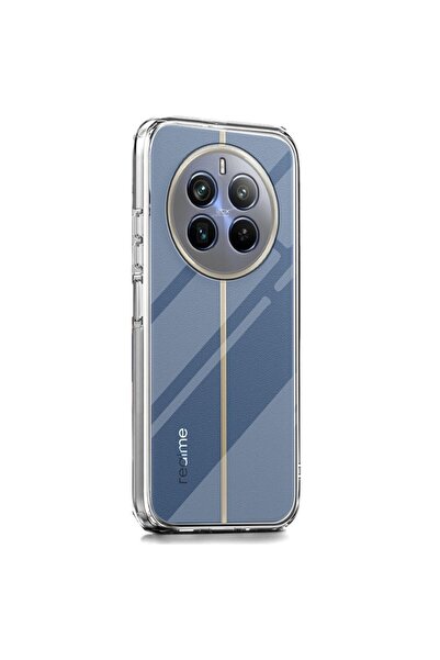 prolysus Realme 12 Pro Plus Kılıf Kamera Korumalı Şeffaf Yumuşak Silikon Kılıf