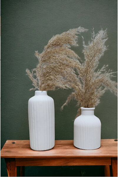 BLANJ Set de vaze decorative din beton în stil scandinav, mini și înalte, dublu