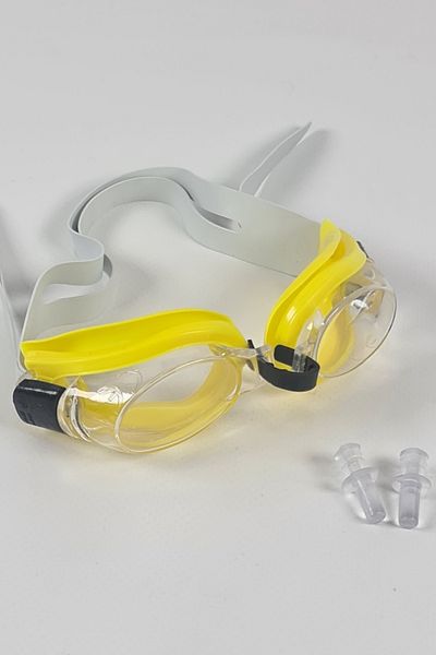Binbirreyon Colorful Sea Goggles - Swimmer, Goggles and Earplugs Set Gb131R