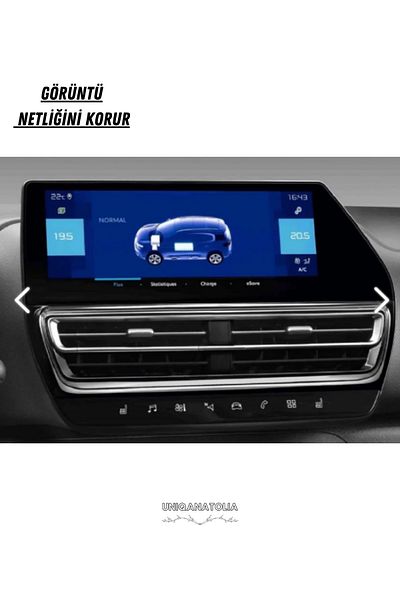 UniqAnatolia Citroen C5 Aircross - 10 Inch Navigation Panel, Case with Makeup and Nano Screen Protector