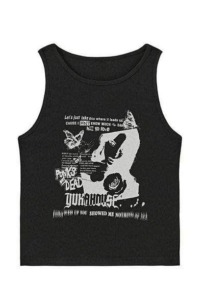 Gofeel Y2k Amesri - Κοντό κομμένο λεπτομερές Crop Top