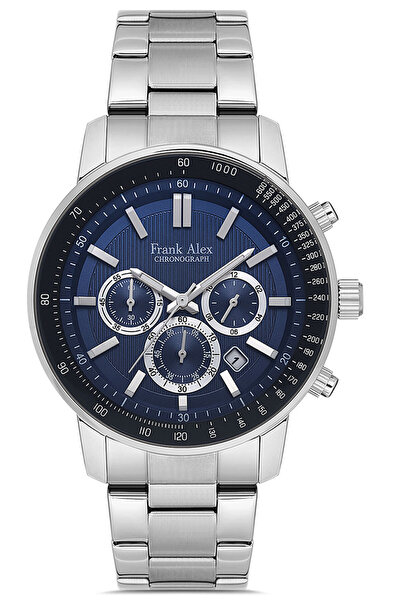 Frank Alex Erkek Çelik Kordon Kol Saati Çelik Kasa Paslanmaz Çelik Model İç F...