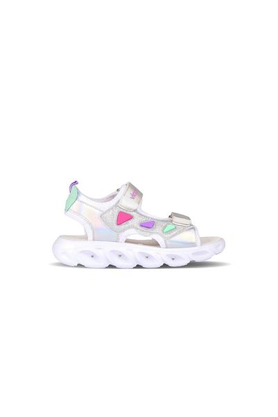 Vicco Hilda White Lighted Lightweight Girls' Sandals