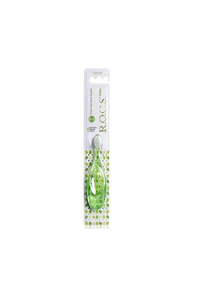 R.O.C.S. Green Rocs Baby Toothbrush - 0-3 Years