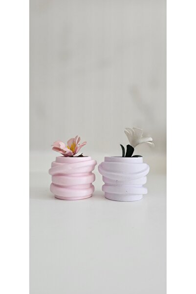 LAURELWOOD Laurel-wood 2-Piece Concrete Vase Set