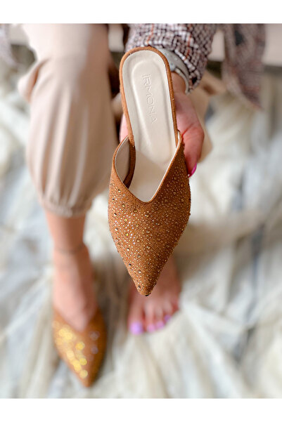 irmona Oasis Tan Stone Slippers