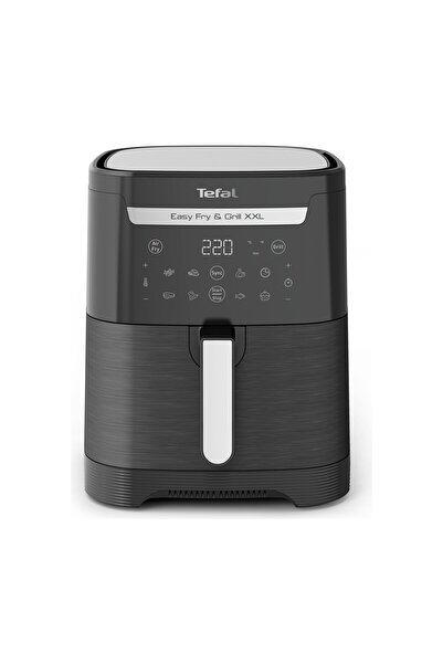 TEFAL 1.3 KG 6.5 Litre XXL Airfry, 6,5 Litre Kapasite, Hava ile Kızartma & Izgara, Siyah