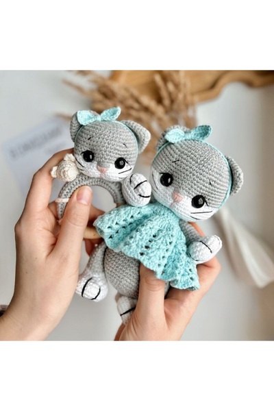 esmanın diyarı Amigurumi  kedicik  yeşo