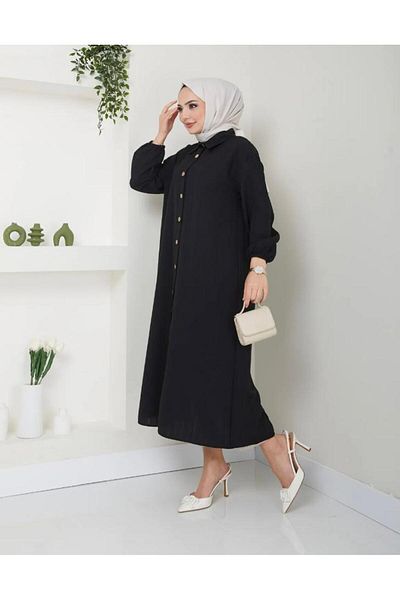 modasindoma Viscose Maxi Length Slit Women's Tunic Shirt