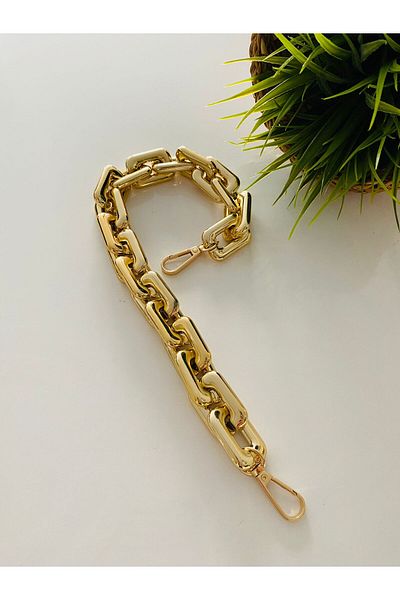 AREV BAGS Gold Chain - Short Bone Bag