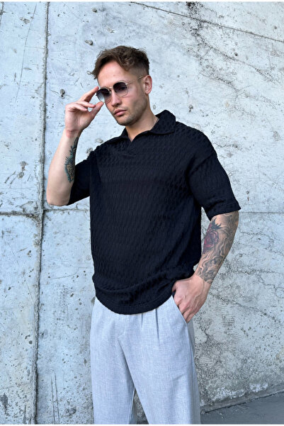 corfixman Oversize Polo Collar T-Shirt