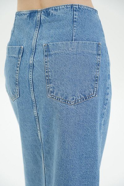 CROSS JEANS High Waist Buttoned Light Blue Maxi Jeans - C 4532-036