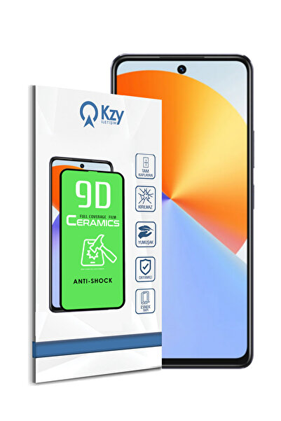 KZY İletişim Infinix Note 30 Tam Kaplayan Seramik Nano Esnek Ekran Koruyucu Cam