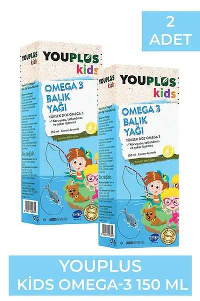 Youplus 150 Ml Kids Omega-3 - 2 Pieces