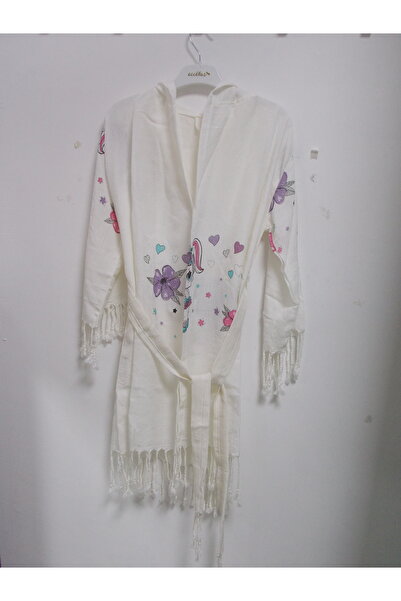 MİNİCE PEŞTEMAL KUMAŞTAN KIZ BORNOZ