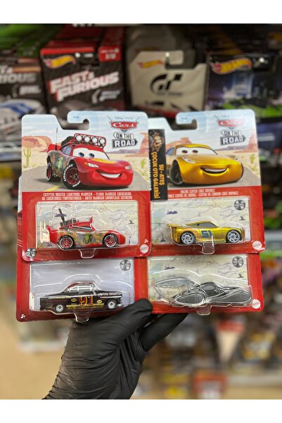 Disney Pixar Cars Cars 4’lü ( Lisanslı Metal arabalar )