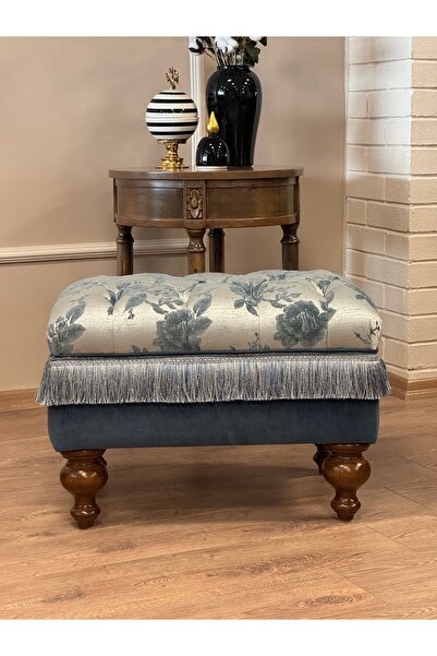 Hanel Mobilya HANEL MOBİLYA DİKDÖRTGEN AYAKLI PUF