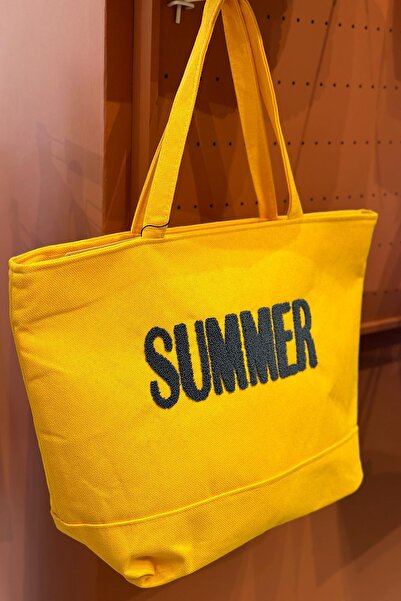 yucelique Urged Detailed Beach Bag