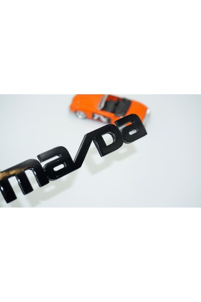 DK Tuning Mazda Bagaj 3M 3D Parlak Siyah ABS Logo Amblem