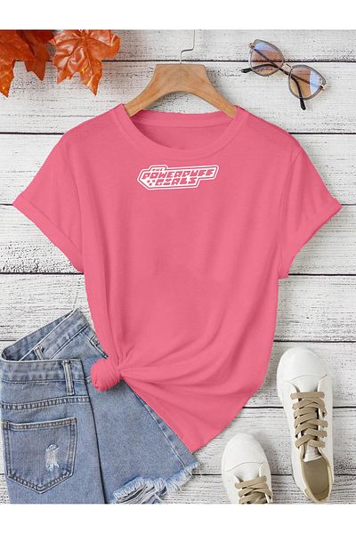 PENTHİLUS Powerrpuff Girls Large Size T-Shirt - front and back print