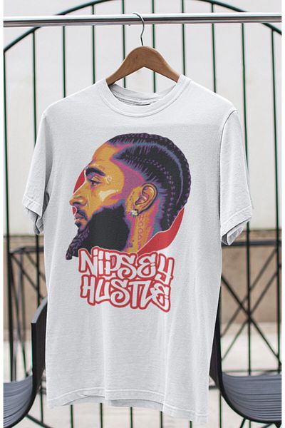 Fuddy Moda Μπλουζάκι Nipsey Hussle Printed Unisex Oversize