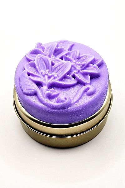 FANTASTİK SANAT ATÖLYESİ Ocean Scented Holiday and Travel Soap - Glycerin in Decorative Gold Metal Box