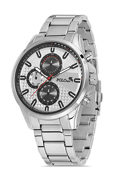 Polo Air Erkek Kol Saati Cüzdan Kemer Kartlık Çakmak Kombin Set PL-0834E4 Gri Set
