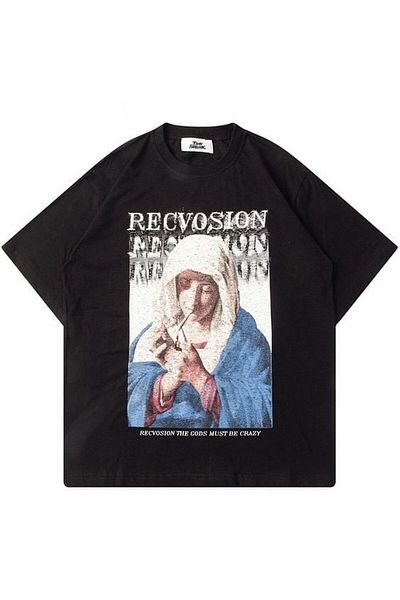 Gofeel Unisex Oversize T-shirt - Λεπτομέρεια με κλειστά χέρια