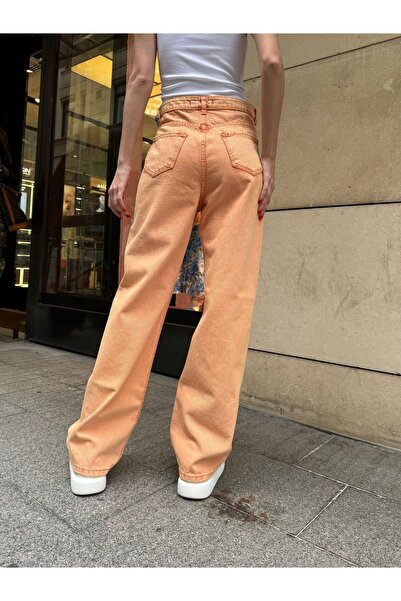 Gofeel Hardal Bol Paça Relaxed Yıkamalı Unisex Jean