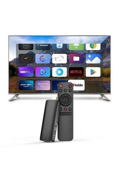 RabbitTech 4K Ultra HD Android TV Stick - Smart TV Wifi Media Player