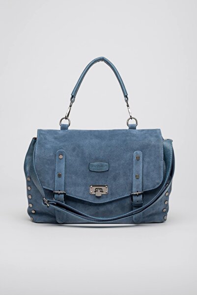 MELAMS Charlotte Genuine Suede Leather Handle Long Strap Women's Shoulder and...