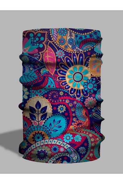 LU&MA Colorful Ethnic Patterned Neck Collar - Baf