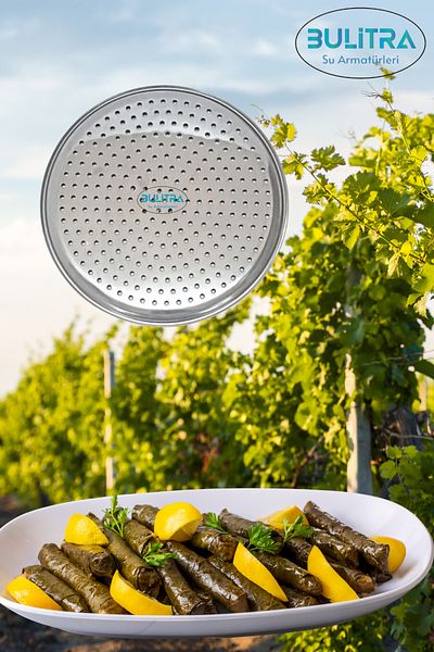 BULİTRA Su Armatürleri Wrap Fountain Pot Lid Anti-Stick Leaf Wrap Cooking Apparatus (22 Cm)