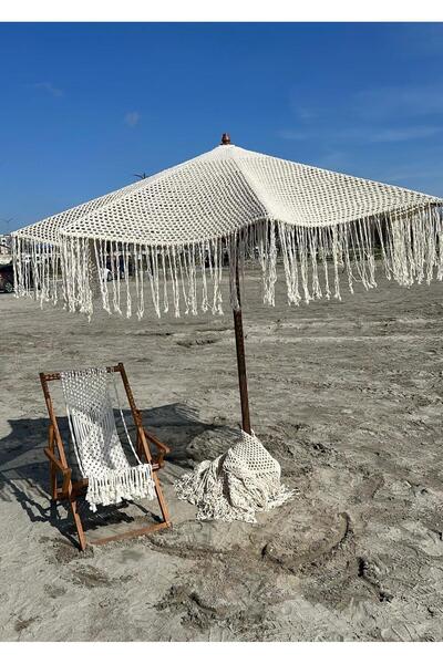 Aksesuar Makrome Şemsiye